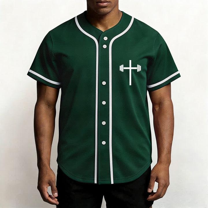 Christianartworkshop Jesus Saves Gothic Street Baseball Jersey - image 27