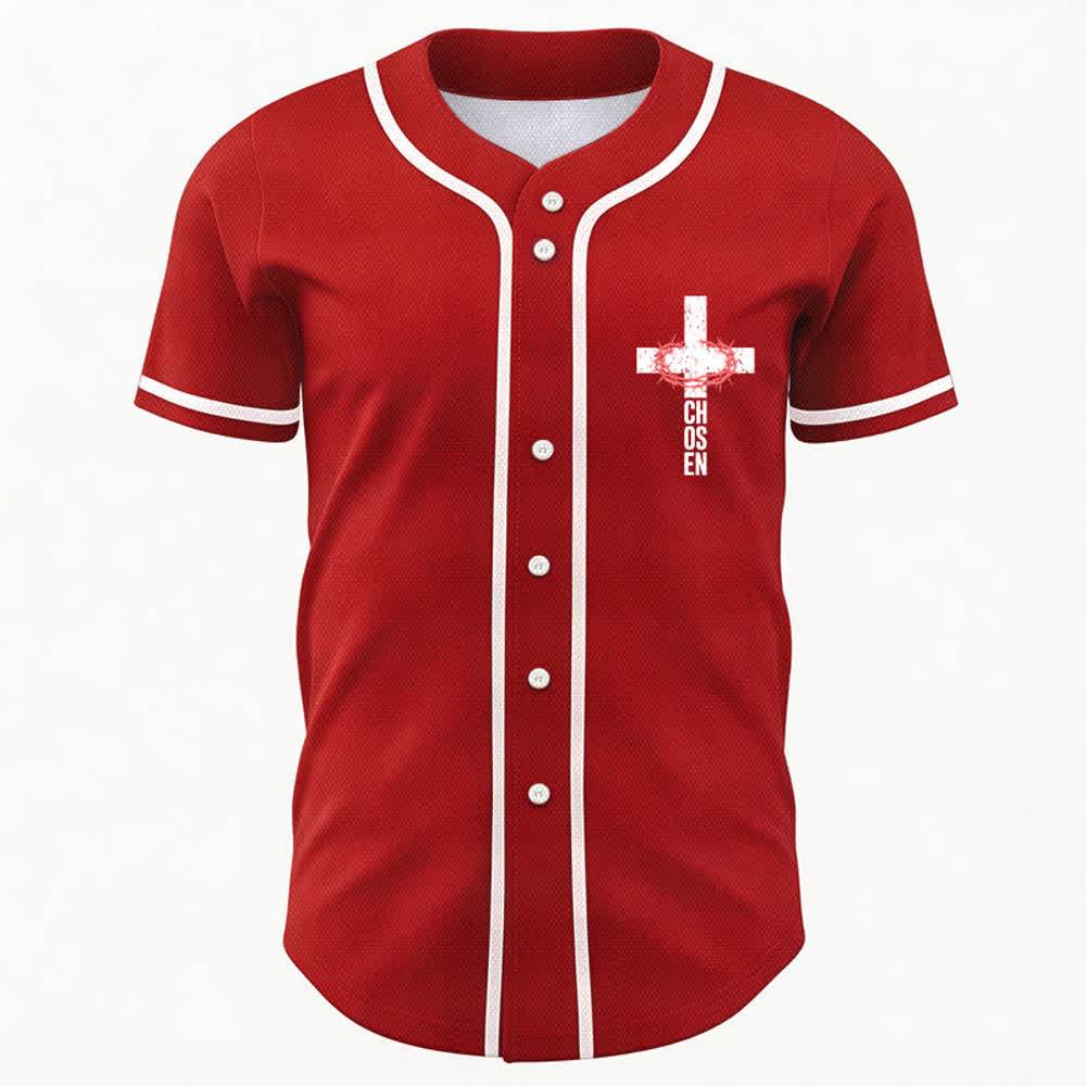 Christianartworkshop Jesus THE WAY THE TRUTH THE LIFE Button Up Baseball Jersey - image 44
