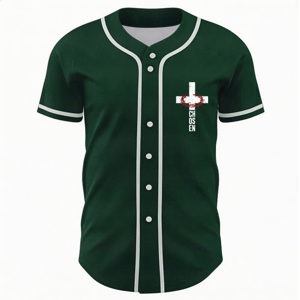 Christianartworkshop Jesus THE WAY THE TRUTH THE LIFE Button Up Baseball Jersey - image 30