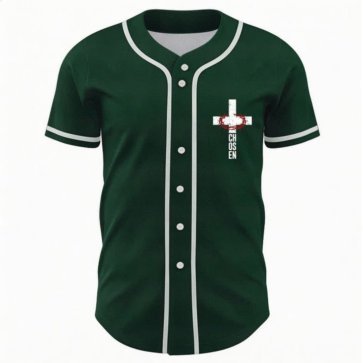 Christianartworkshop Jesus THE WAY THE TRUTH THE LIFE Button Up Baseball Jersey - image 30