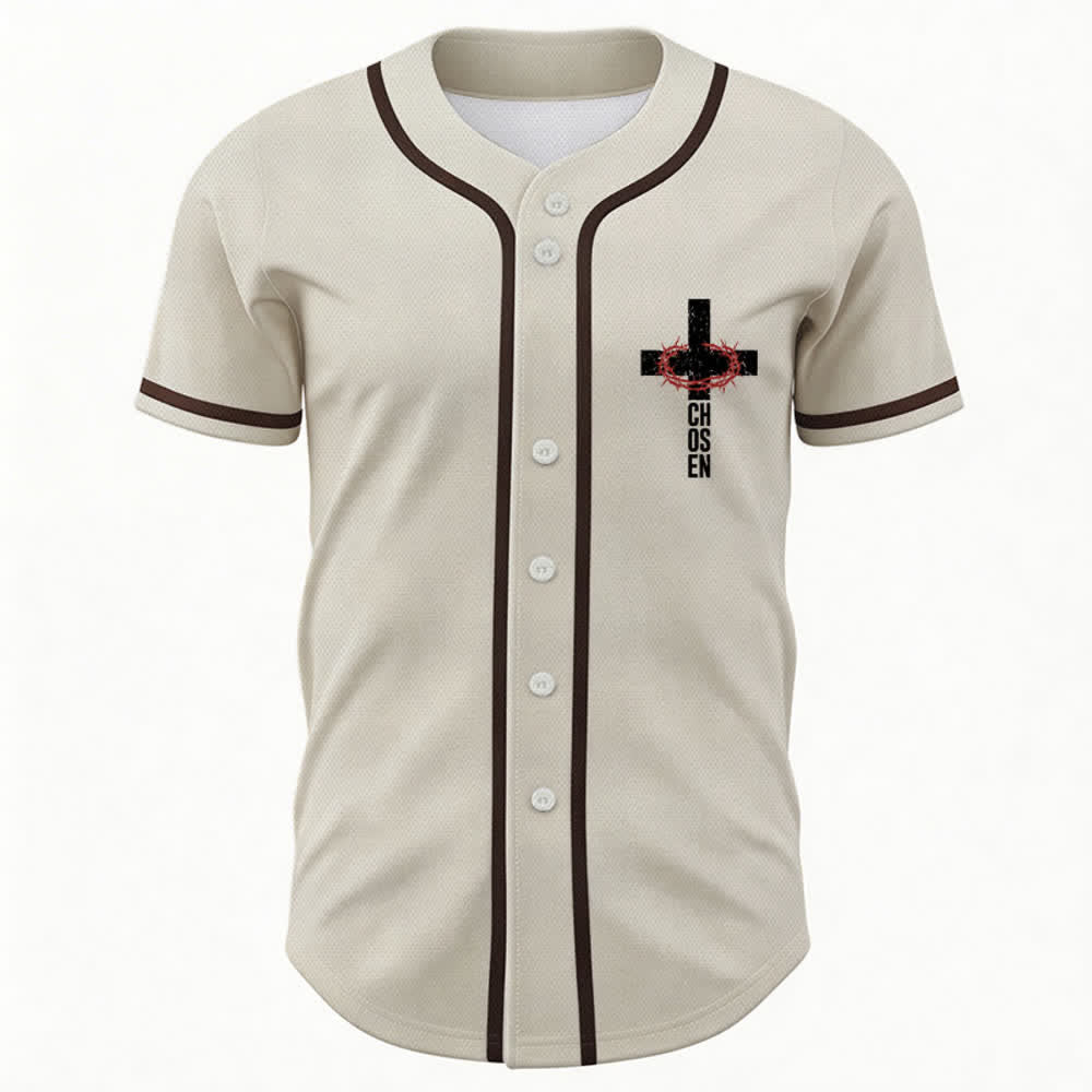 Christianartworkshop Jesus THE WAY THE TRUTH THE LIFE Button Up Baseball Jersey - image 23