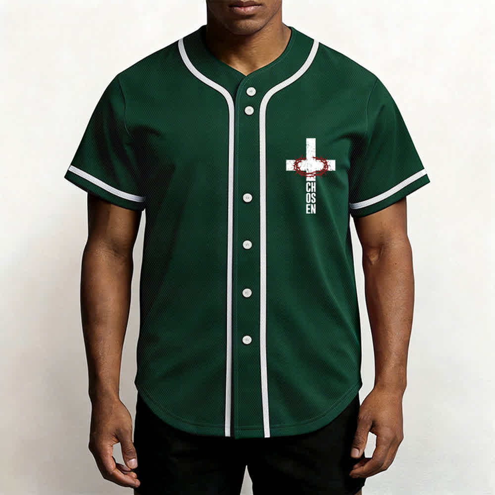 Christianartworkshop Jesus THE WAY THE TRUTH THE LIFE Button Up Baseball Jersey - image 34
