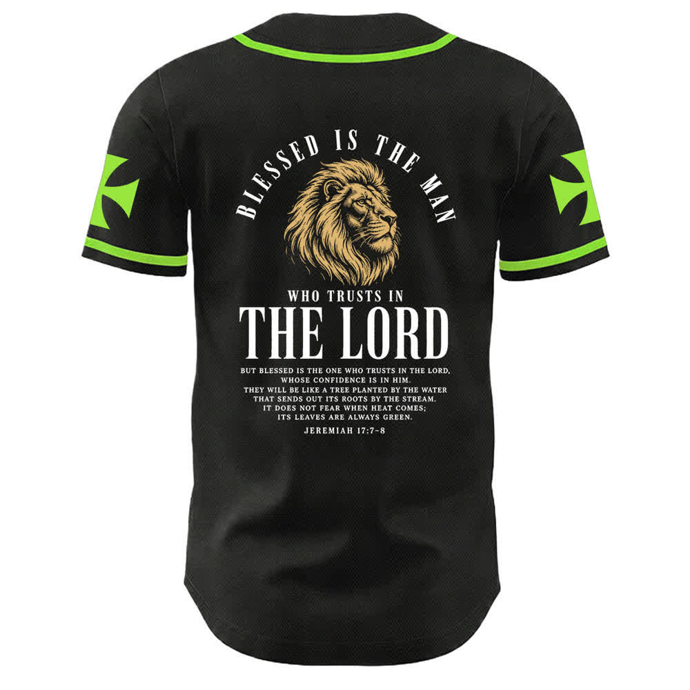 Christianartworkshop Jesus Highway To Heaven Jeremiah 17:7-8 Baseball Jersey - image 57