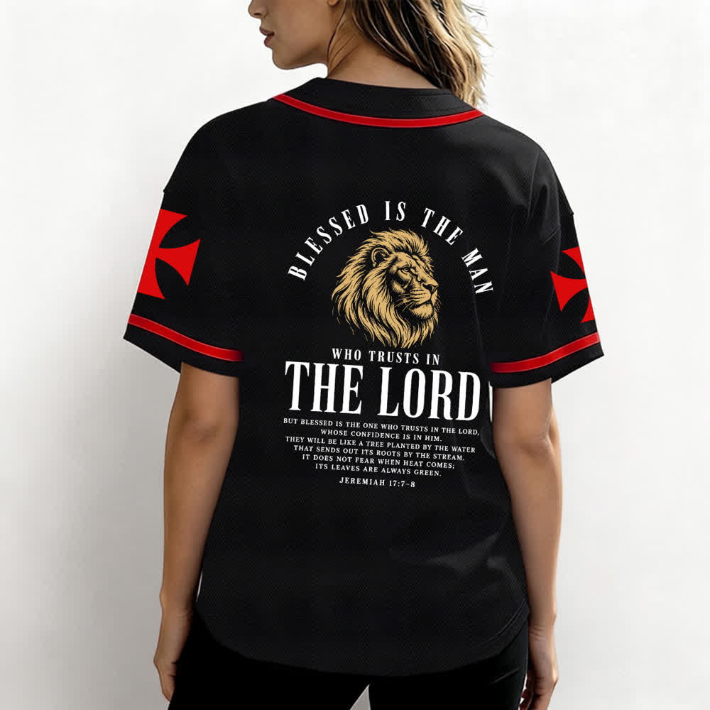 Christianartworkshop Jesus Highway To Heaven Jeremiah 17:7-8 Baseball Jersey - image 17