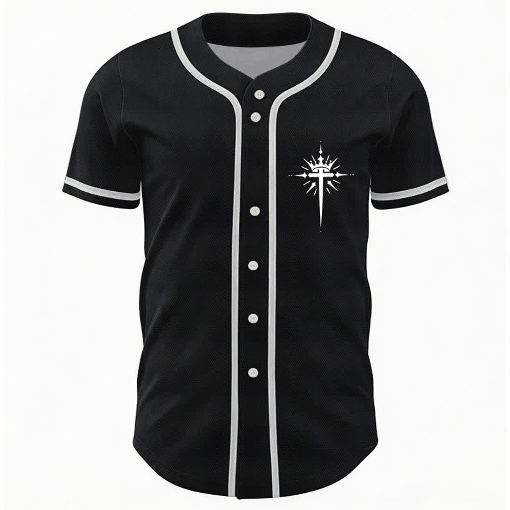Christianartworkshop Army Of God Mesh Streetwear Baseball Jersey - image 9