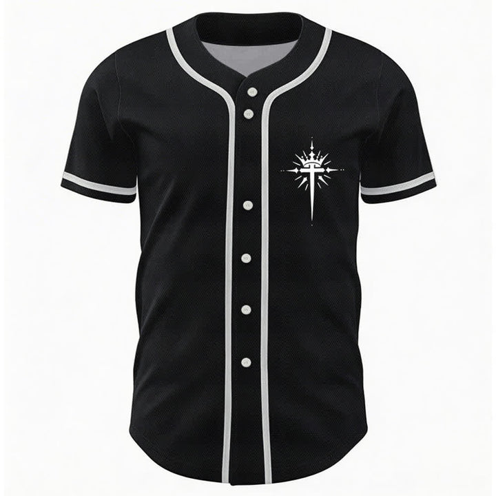 Christianartworkshop Army Of God Streetwear Baseball Jersey - image 9