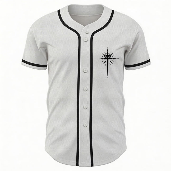 Christianartworkshop Army Of God Mesh Streetwear Baseball Jersey - image 2