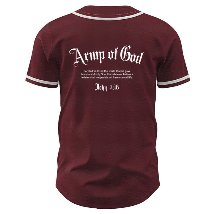 Christianartworkshop Army Of God Mesh Streetwear Baseball Jersey - image 15