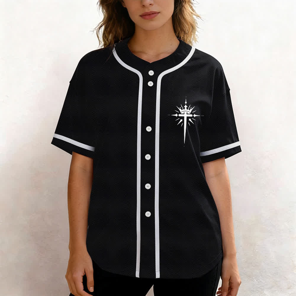 Christianartworkshop Army Of God Streetwear Baseball Jersey - image 11