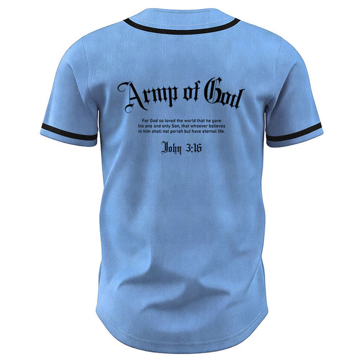 Christianartworkshop Army Of God Streetwear Baseball Jersey - image 43