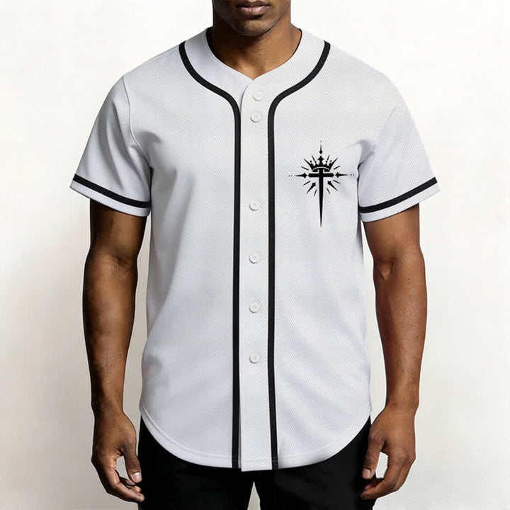 Christianartworkshop Army Of God Streetwear Baseball Jersey - image 5