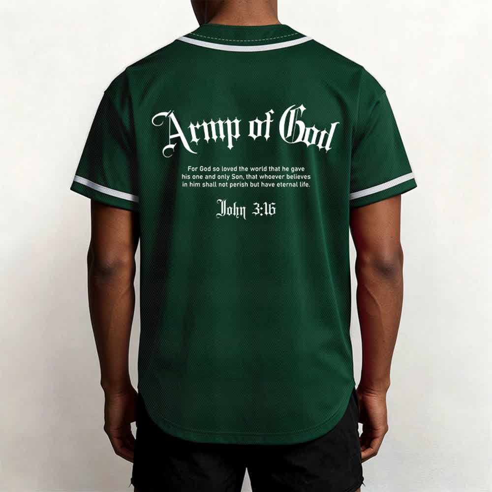 Christianartworkshop Army Of God Streetwear Baseball Jersey - image 26
