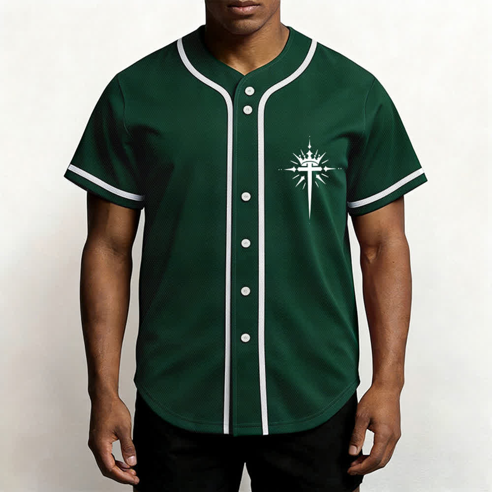 Christianartworkshop Army Of God Streetwear Baseball Jersey - image 27