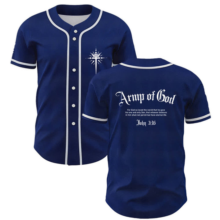 Christianartworkshop Army Of God Mesh Streetwear Baseball Jersey - Navy - 5XL - image 49