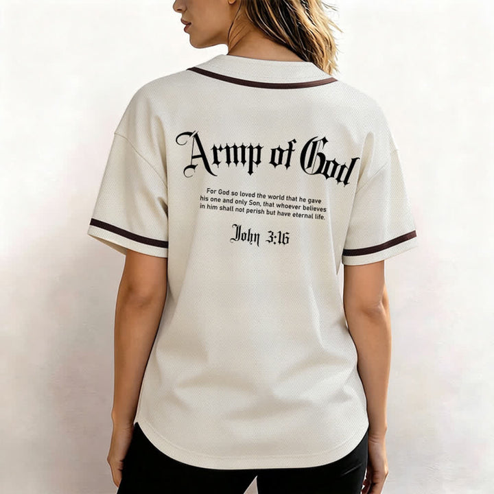 Christianartworkshop Army Of God Streetwear Baseball Jersey - image 33