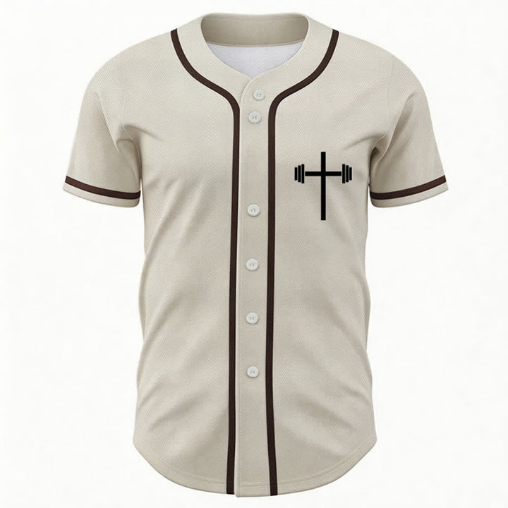 Christianartworkshop Lift Heavy Pray Hard Navy Baseball Jersey - image 37