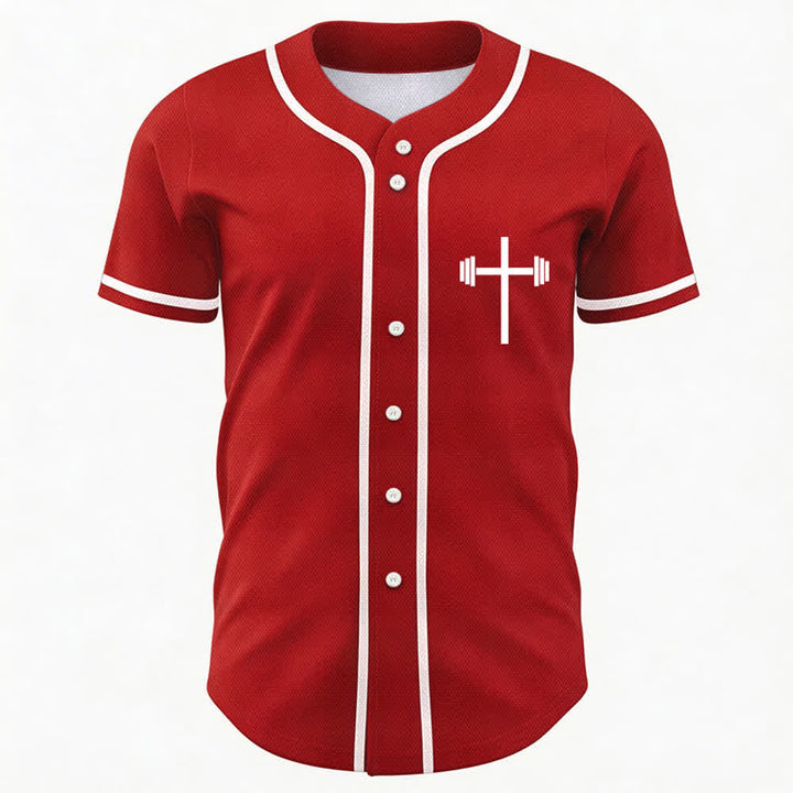Christianartworkshop Lift Heavy Pray Hard Navy Baseball Jersey - image 51