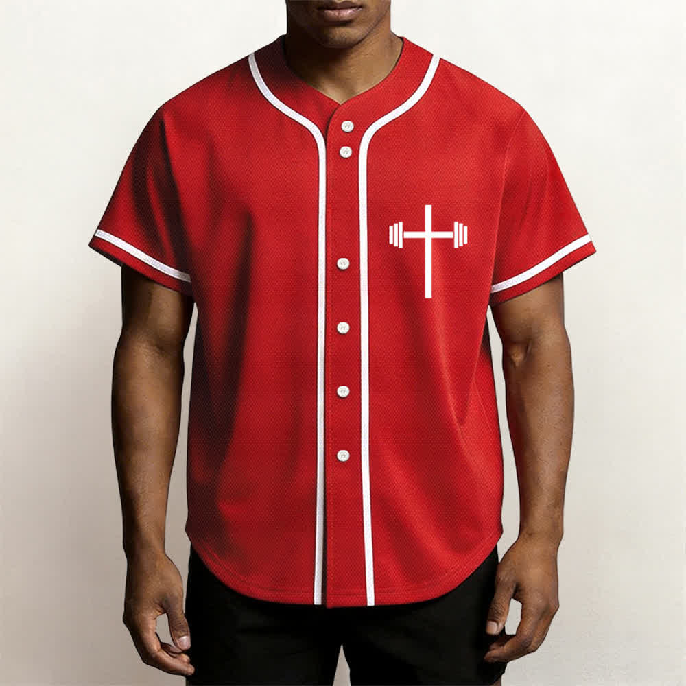Christianartworkshop Lift Heavy Pray Hard Navy Baseball Jersey - image 55