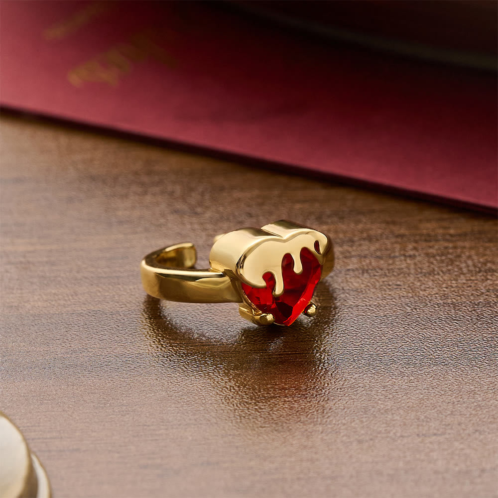 Christianartworkshop Sculpted Sacred Heart Open Band Ring: Emblem Of Tender Heavenly Shelter - image 14