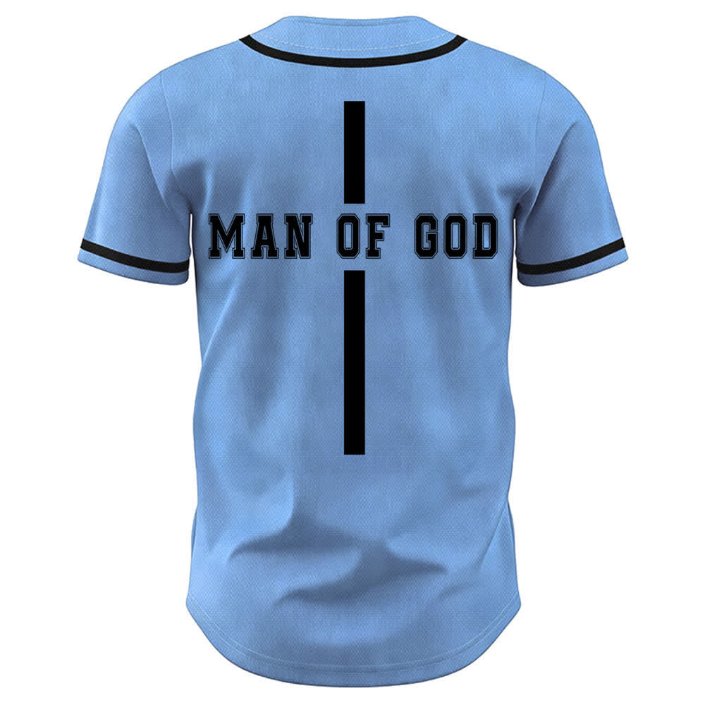 Christianartworkshop Man Of God Varsity Button Up Baseball Jersey - image 29