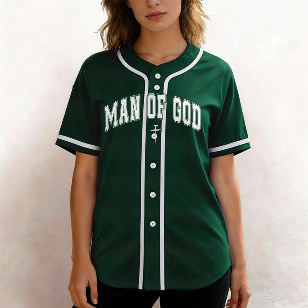 Christianartworkshop Man Of God Varsity Button Up Baseball Jersey - image 39