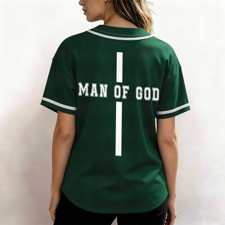 Christianartworkshop Man Of God Varsity Button Up Baseball Jersey - image 38