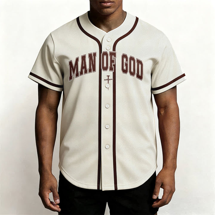Christianartworkshop Man Of God Varsity Button Up Baseball Jersey - image 48