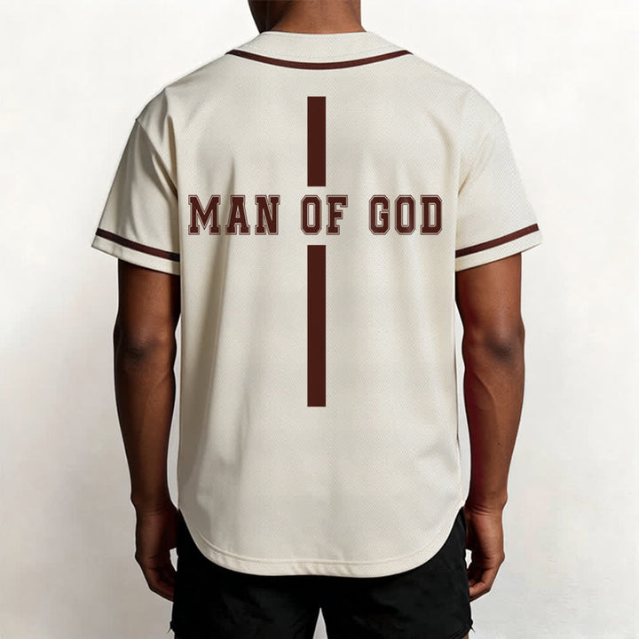 Christianartworkshop Man Of God Varsity Button Up Baseball Jersey - image 47