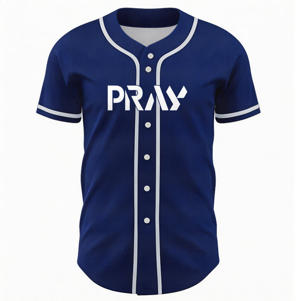 Christianartworkshop Pray Tap My Shoulder Message Baseball Jersey - image 51