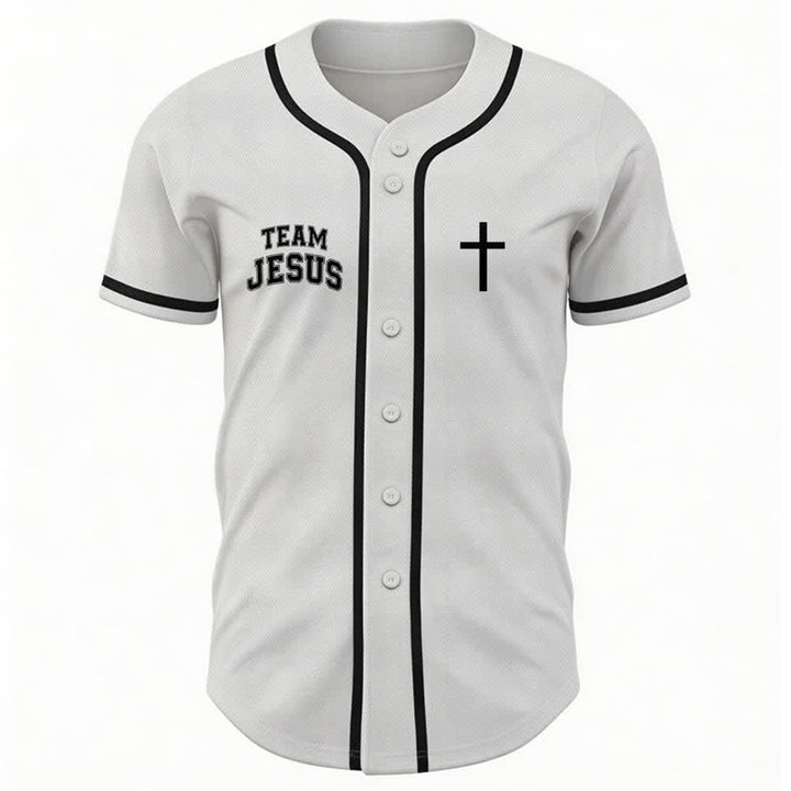 Christianartworkshop Team Jesus Chosen Child of God Baseball Jersey - image 2