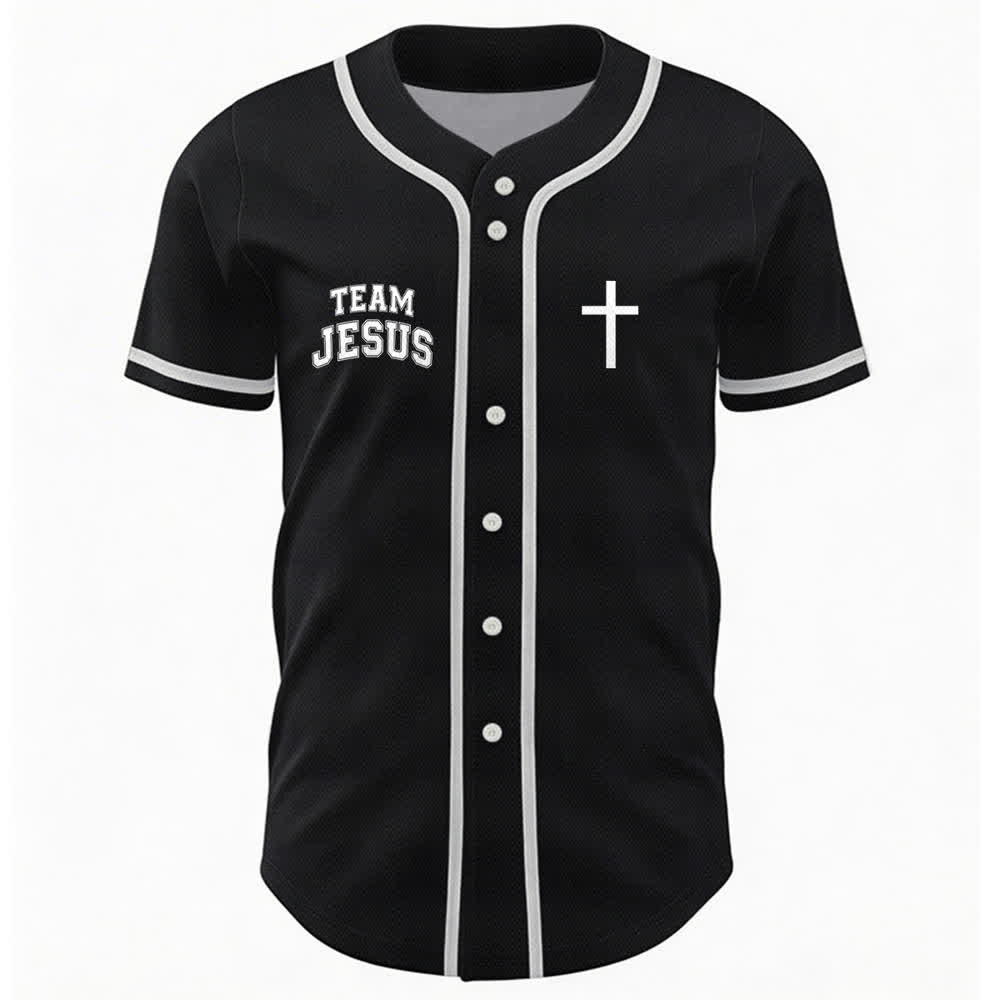 Christianartworkshop Team Jesus Chosen Child of God Baseball Jersey - image 9