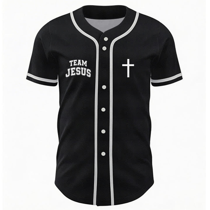 Christianartworkshop Team Jesus Chosen Child of God Baseball Jersey - image 9