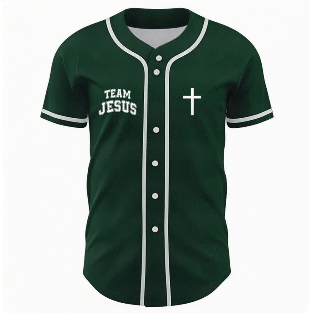 Christianartworkshop Team Jesus Chosen Child of God Baseball Jersey - image 23