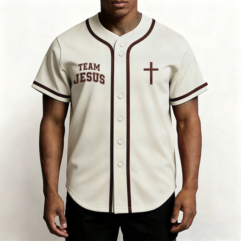 Christianartworkshop Team Jesus Chosen Child of God Baseball Jersey - image 34