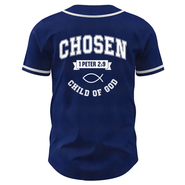 Christianartworkshop Team Jesus Chosen Child of God Baseball Jersey - image 43