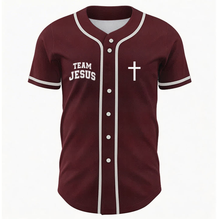 Christianartworkshop Team Jesus Chosen Child of God Baseball Jersey - image 15