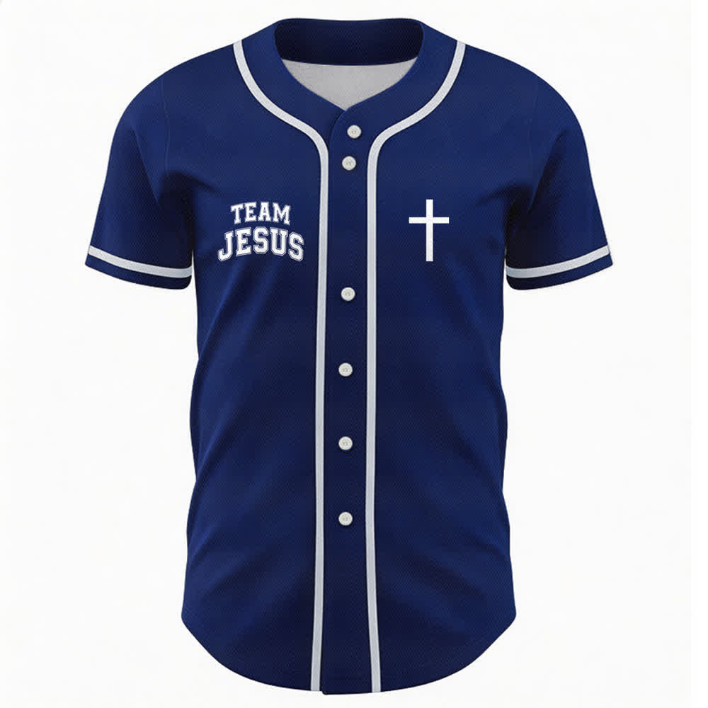 Christianartworkshop Team Jesus Chosen Child of God Baseball Jersey - image 44