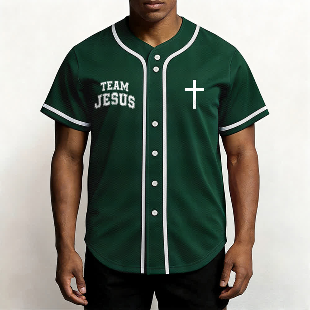 Christianartworkshop Team Jesus Chosen Child of God Baseball Jersey - image 27