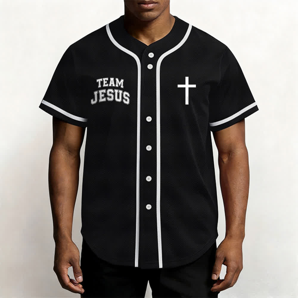 Christianartworkshop Team Jesus Chosen Child of God Baseball Jersey - image 13