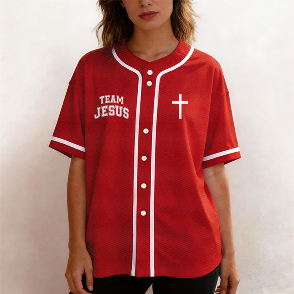 Christianartworkshop Team Jesus Chosen Child of God Baseball Jersey - image 53