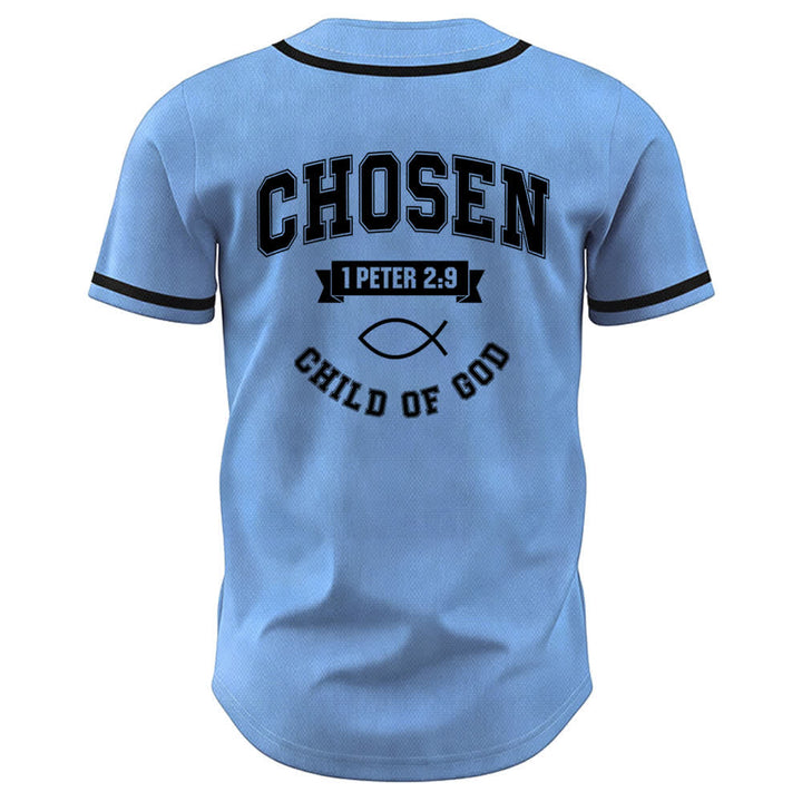 Christianartworkshop Team Jesus Chosen Child of God Baseball Jersey - image 36