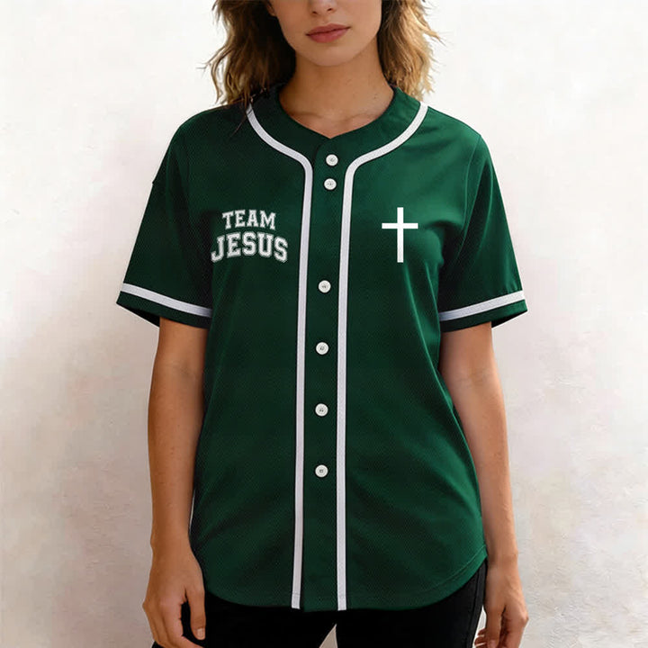 Christianartworkshop Team Jesus Chosen Child of God Baseball Jersey - image 25