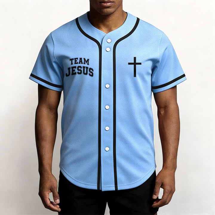 Christianartworkshop Team Jesus Chosen Child of God Baseball Jersey - image 41