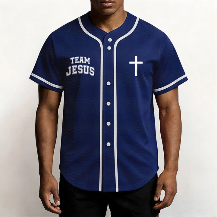 Christianartworkshop Team Jesus Chosen Child of God Baseball Jersey - image 48