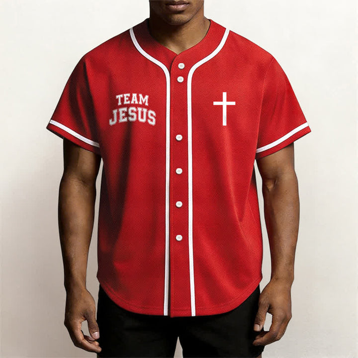Christianartworkshop Team Jesus Chosen Child of God Baseball Jersey - image 55