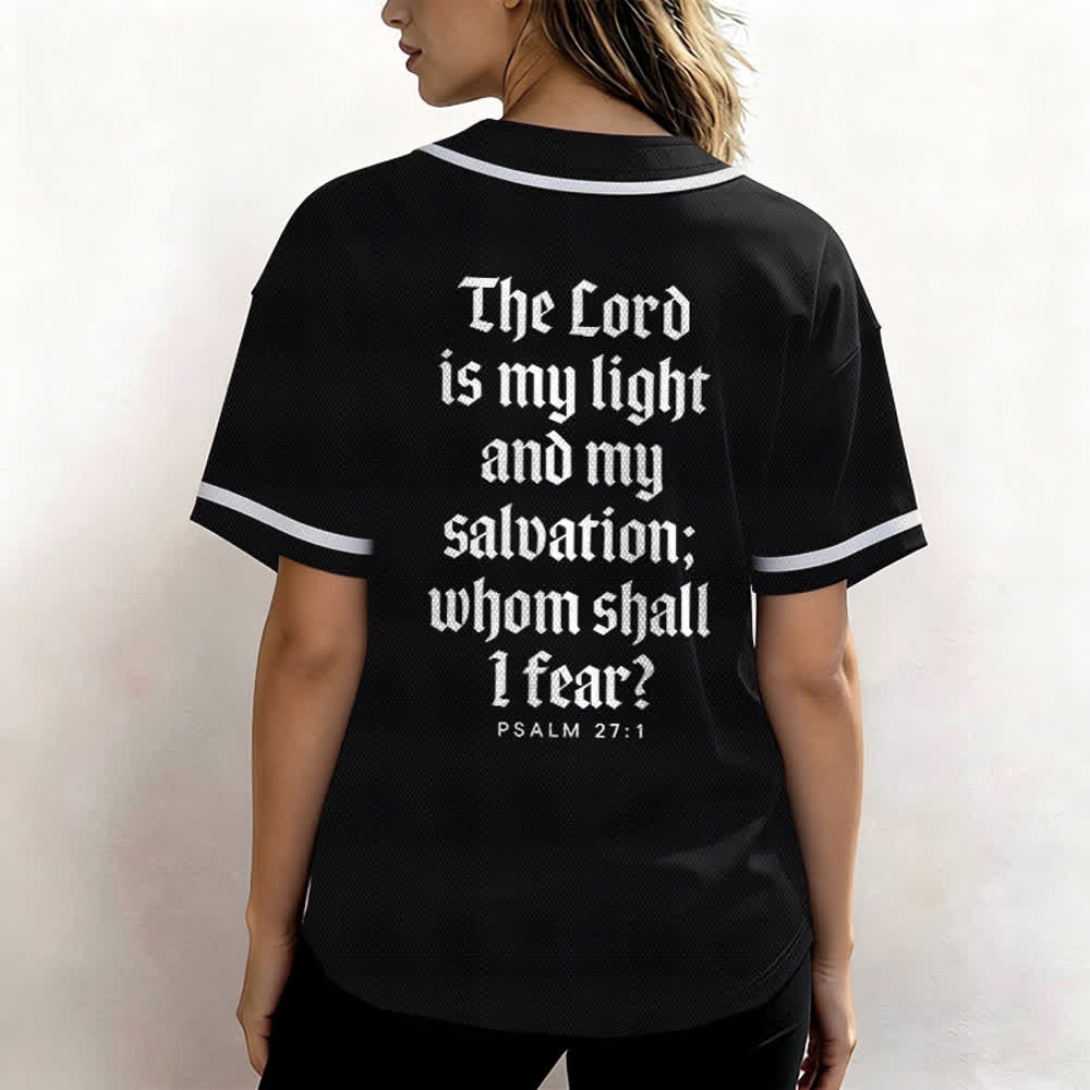 Christianartworkshop Psalm 23 Navy Scripture Team Baseball Jersey - image 10