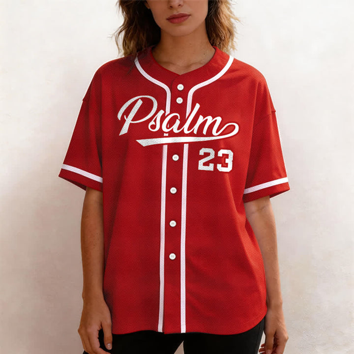 Christianartworkshop Psalm 23 Navy Scripture Team Baseball Jersey - image 55