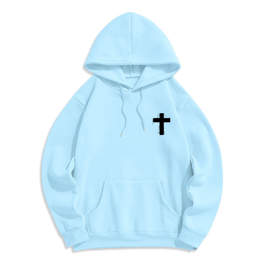 Christianartworkshop Just Here To Give God Glory Oversized Pullover Hoodie - image 5