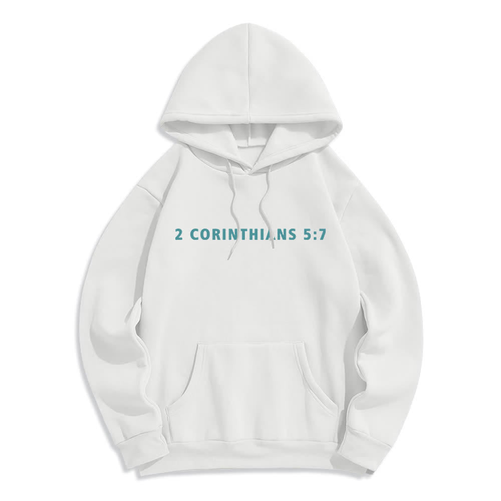 Christianartworkshop Walk By Faith Not By Sight Pullover Hoodie - image 2