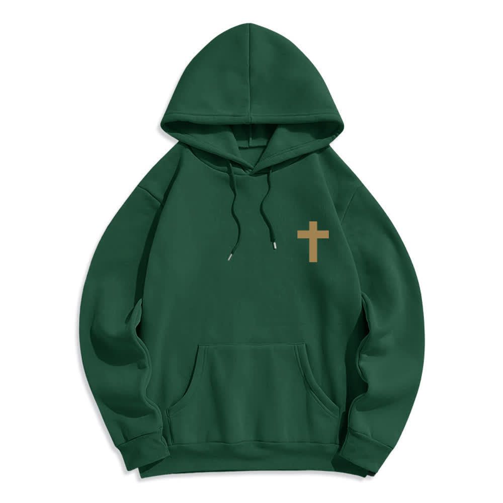 Christianartworkshop The Risen King Grace Alone Light Gray Pullover Hoodie - image 20